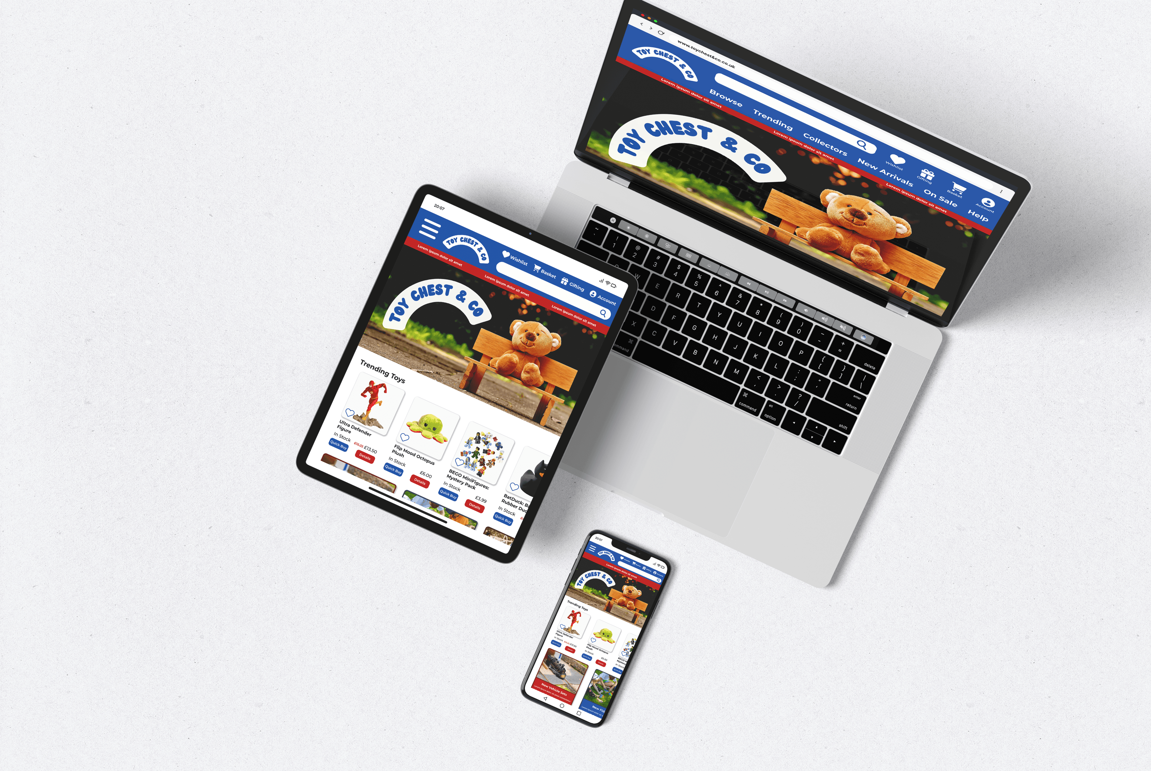 Responsive E-Commerce Website preview