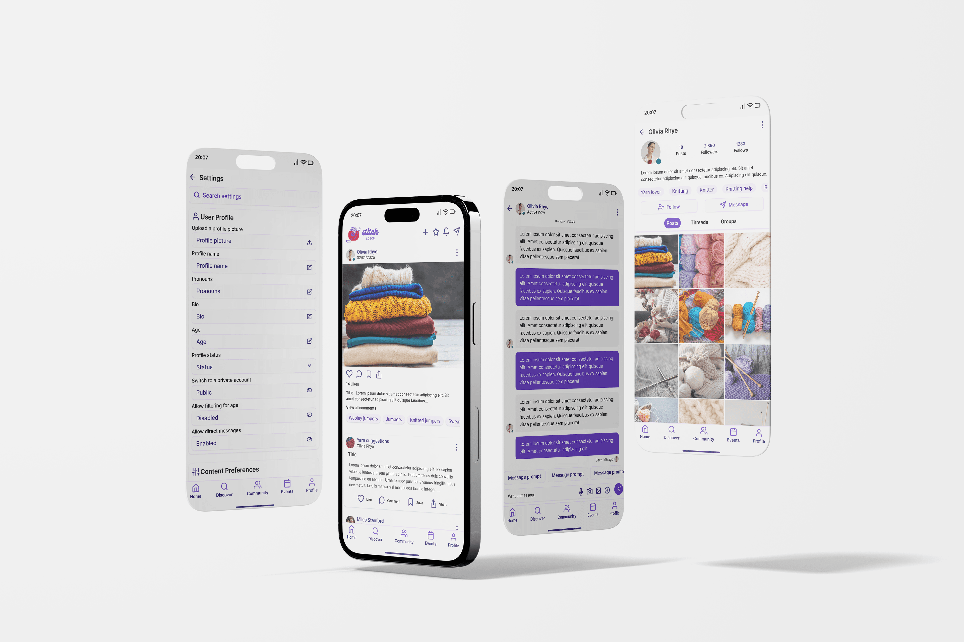 Social Media App preview